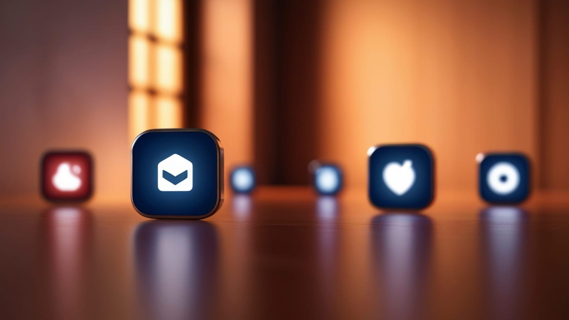 Icons for apps like social media