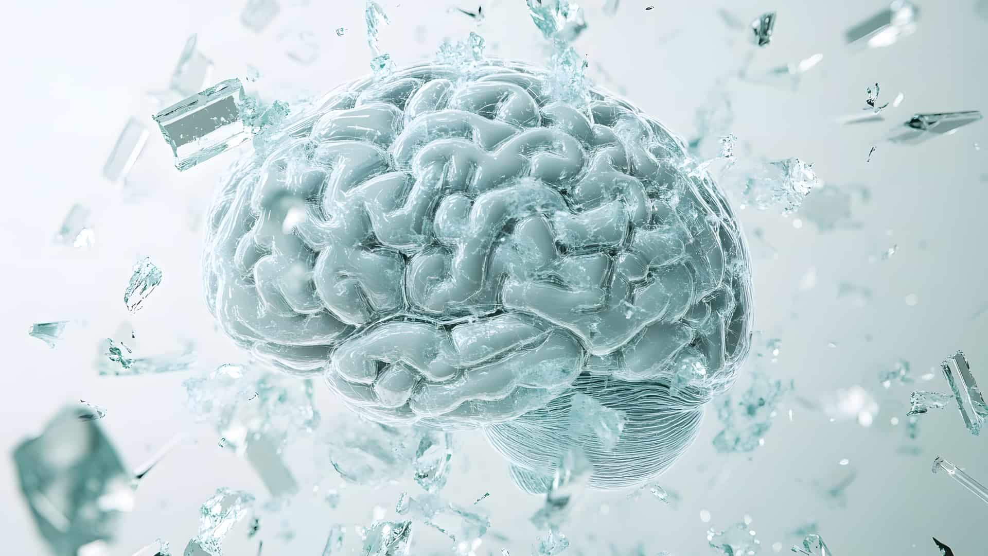 Glass brain shattering