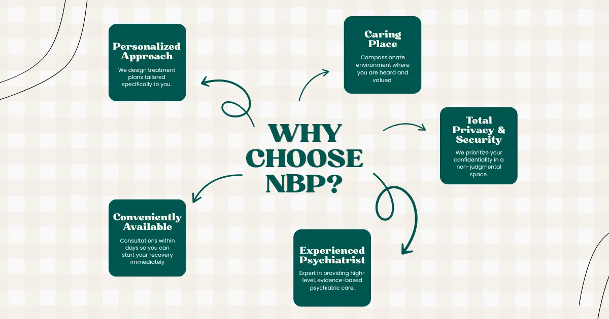 Why choose NB Psychiatry? The best psychiatrist near you